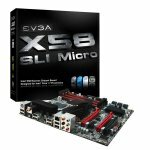 Компактная материнская плата EVGA X58 SLI micro Компактная материнская плата EVGA X58 SLI micro