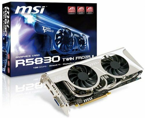 MSI Radeon HD 5830   Twin Frozr II