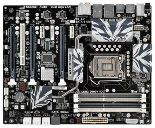     ECS P55H-AK Black series